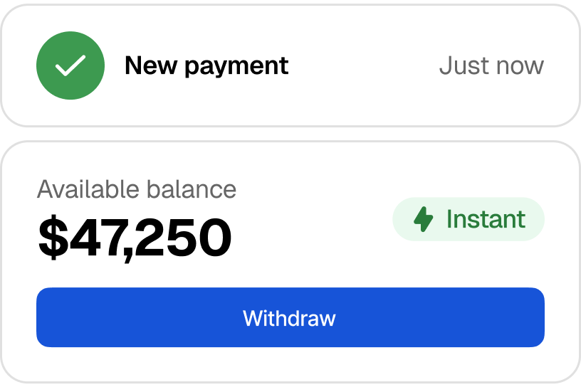 Get paid before the event